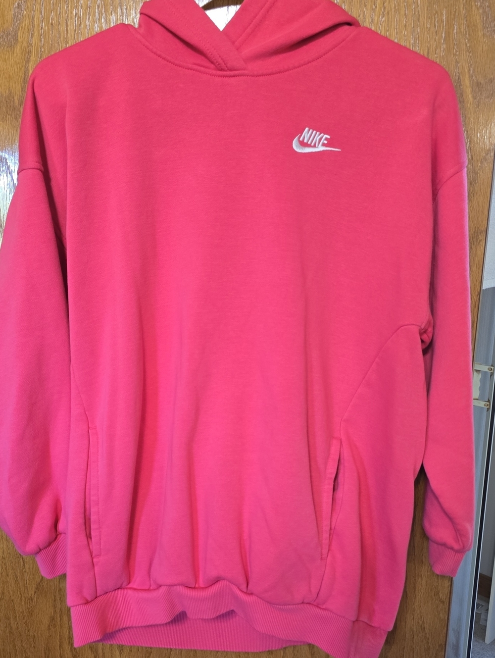 Nike Big Kids Pink Club Fleece Hoodie